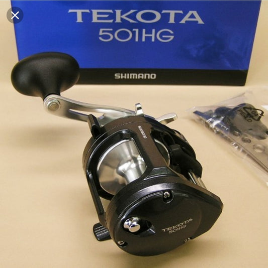 Shimano TEK501HGA Tekota Level Wind Conventional Reel