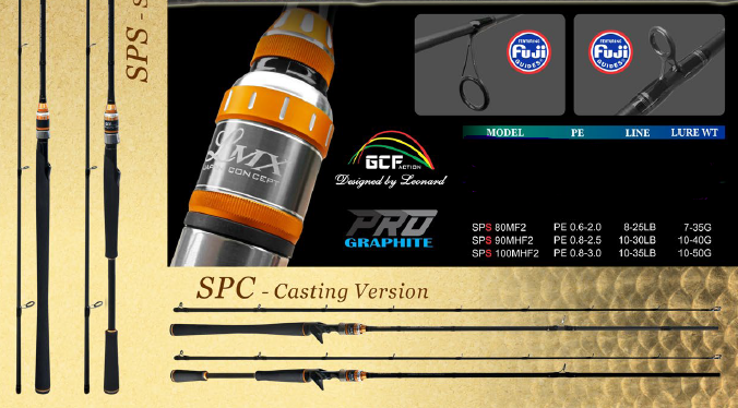 Lemax Fuji Star President SPS 100MHF2 Jigging Rod