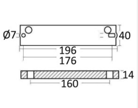 Osculati - Zinc Rod Anode for 40/70 HP 4-Stroke Outboards