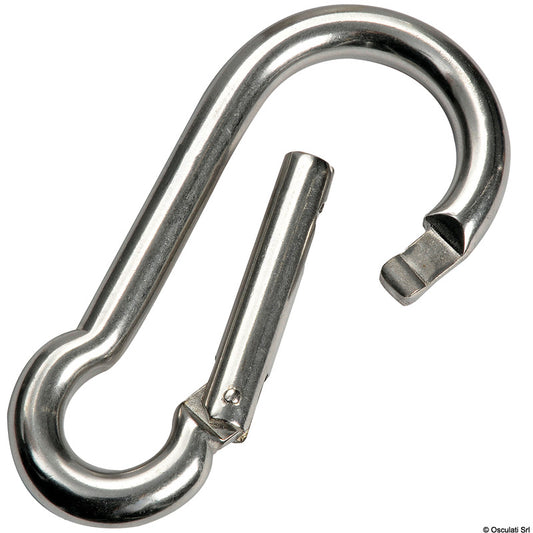 Osculati Marine Carabiner Hook 8mm - AISI 316 Stainless Steel