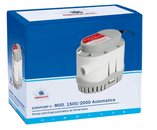 Osculati Europump Ii Automatic Pump 12 V 128 L/min G2000