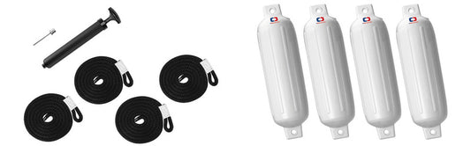 Osculati OG3 Inflatable Fender Pack - 4 Fenders with Accessories