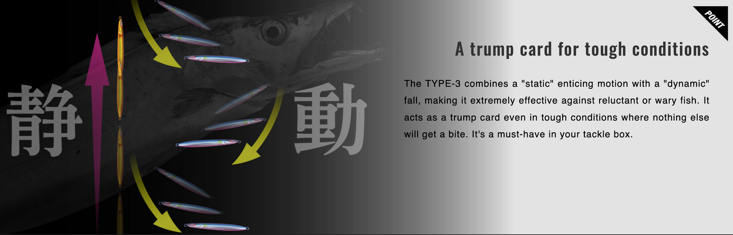 Jackall Anchovy Metal TYPE-Ⅲ 100g Glow Stripe