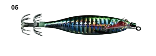 Megapro MSQ-Laser SS 60mm – Unweighted Micro Boat Egi Squid Jig | 5 Colors