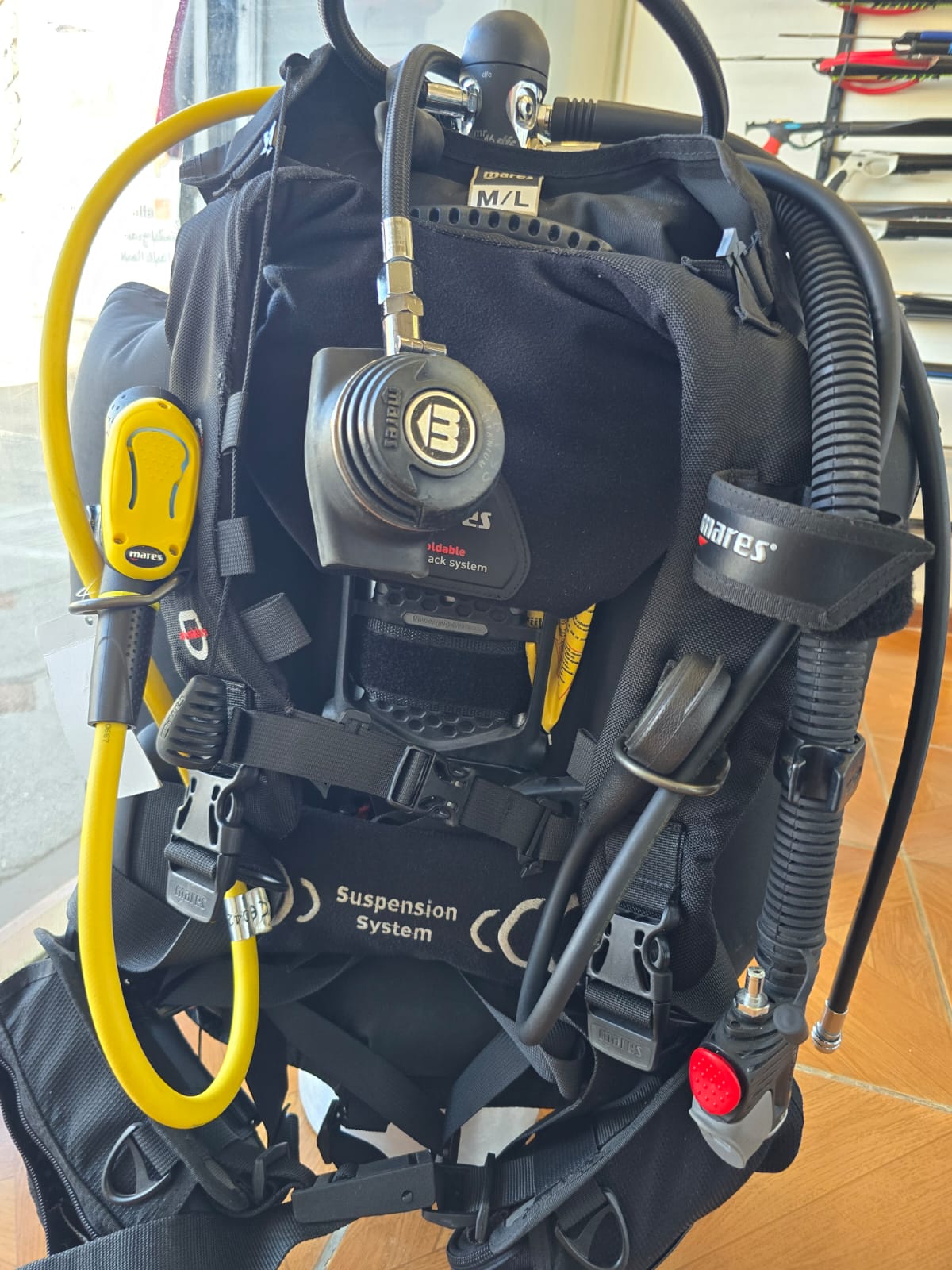 Full Mares Diving Kit – Hybrid BCD + Regulator Set + 15L Tank