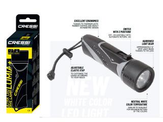 Cressi Lumia+ Underwater Torch Black