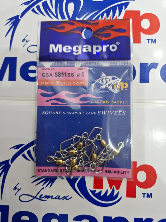 Megapro Crane + Square Hook Assist Swivel 8S | CSA 5811SS Size 5