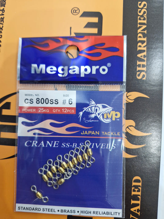 Megapro Crane Swivel SS-B 12S | CS 800SS Size 6