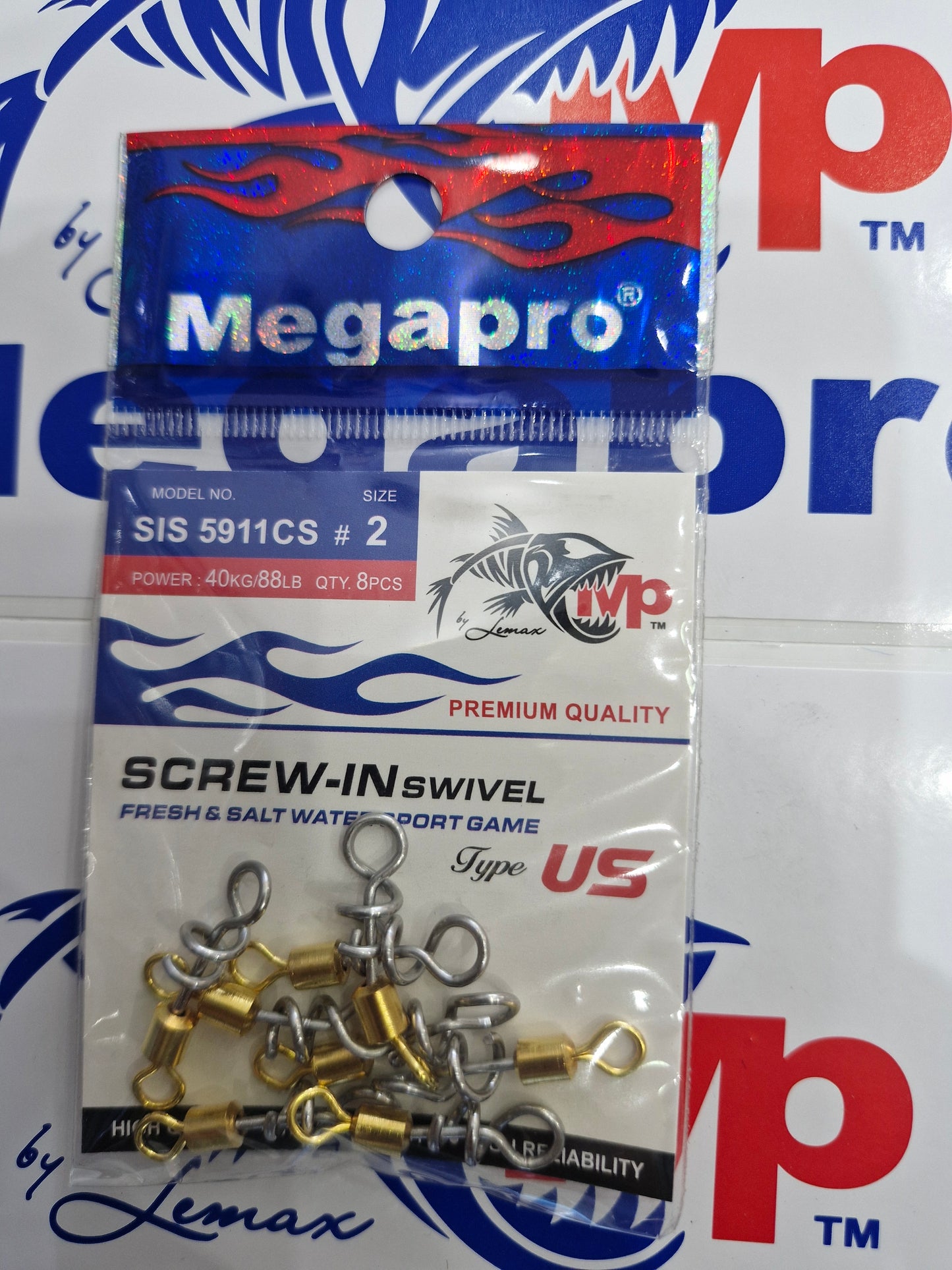 Megapro Swivel Us Screw-in ( 8'S) Sis 5911CS 2