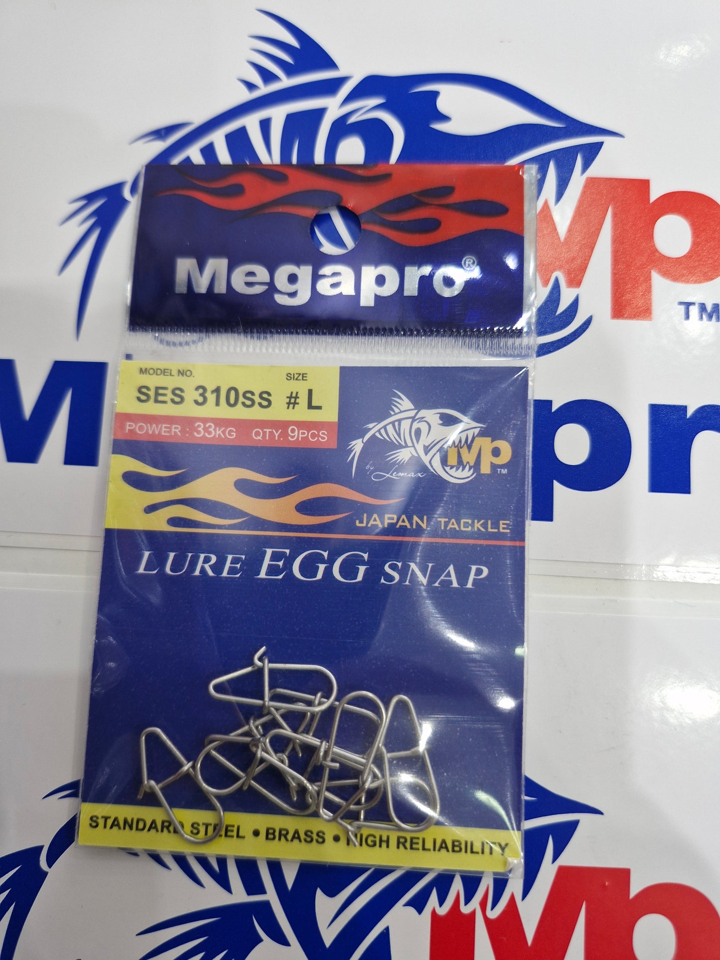 Megapro Swivel Lure Egg Snap ( 9'S) Ses 310SS L