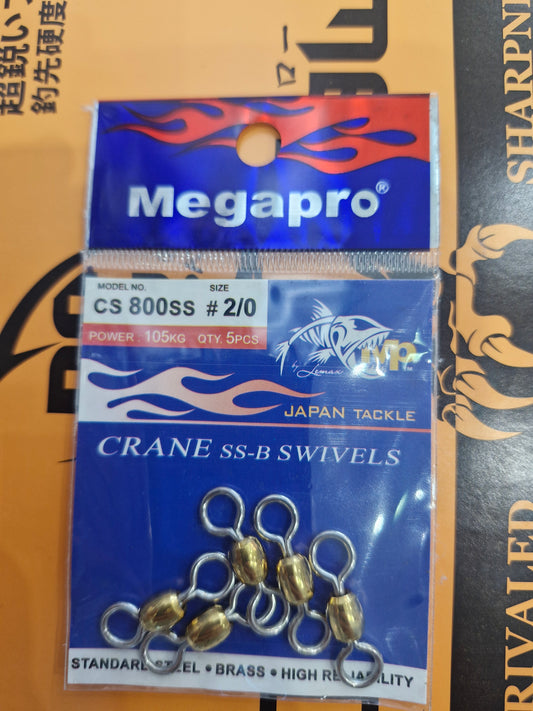 Megapro Crane Swivel SS-B 5S | CS 800SS Size 2/0