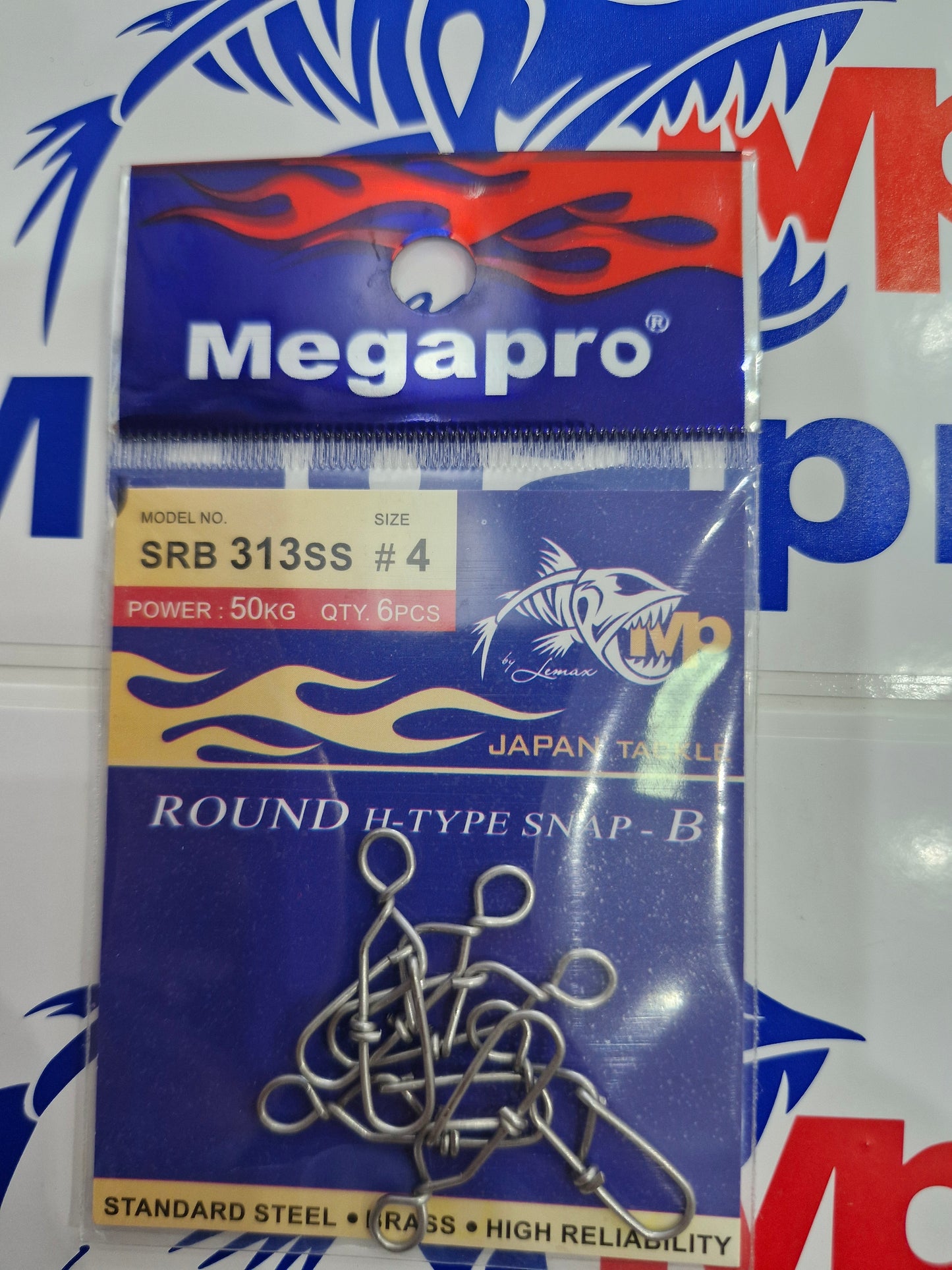 Megapro Swivel Round H-snap-b (6'S) Srb 313SS 4
