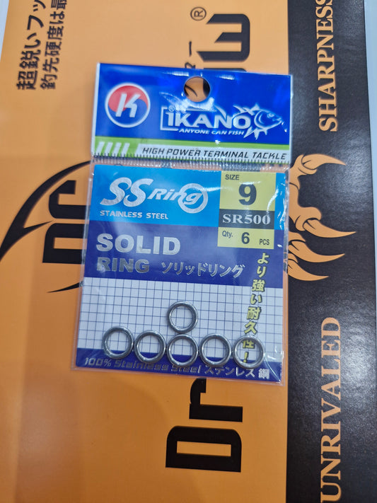 Ikano S.steel Solid Ring ( 6'S) Ss-sr 500 - 9
