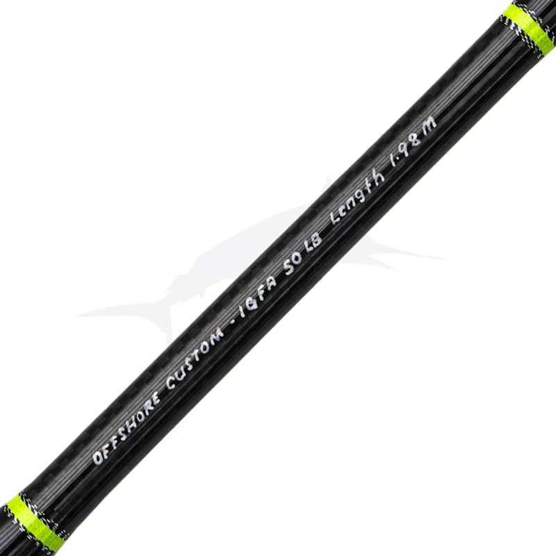 Xzoga Custom Fuji SiC - IGFA (International Game Fish Association) 50LB-SPR Jigging Rod