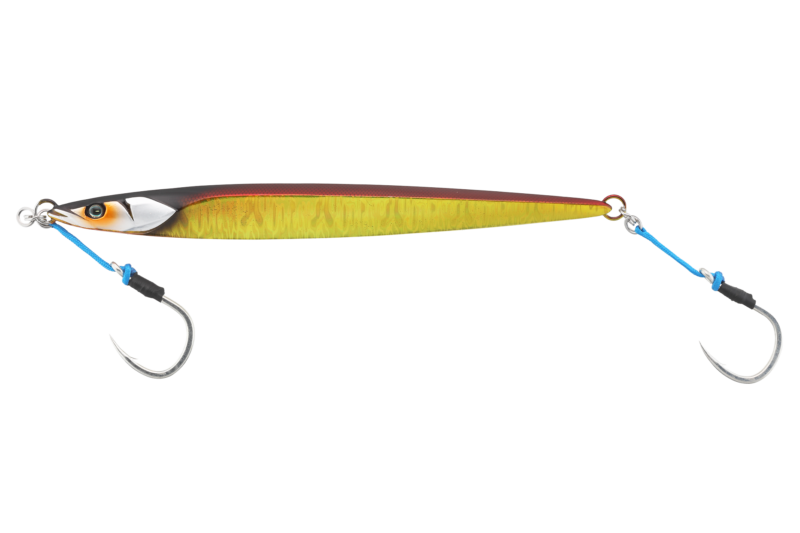 Jackall Bambluz Jig SEMILONG320g Tuna Special Red & Gold Magma Wave HL