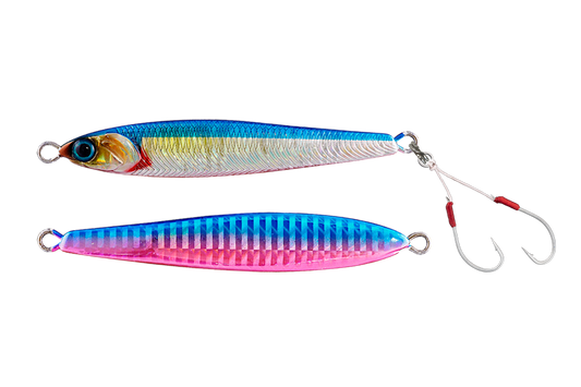 Jackall Seabass Anchovy Metal 100g | Blue & Pink