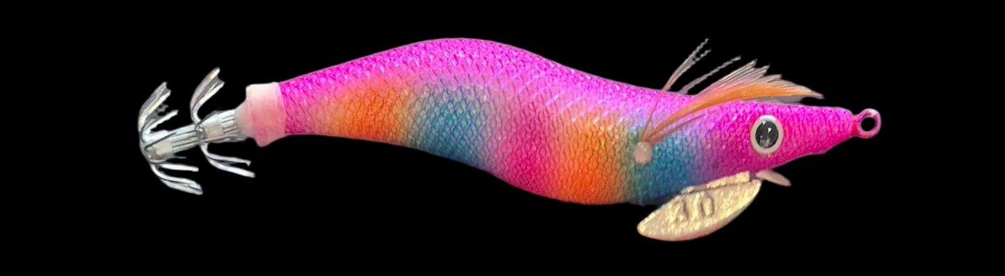 Megapro Squid Jig Egi SJ-P 3.0C – Multi-Color Squid Lure