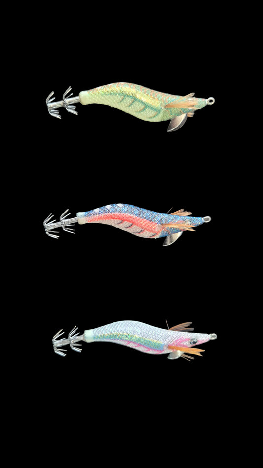 Megapro SJ-Glory 2.5 UV – Egi Squid Jig | Green, Blue, White