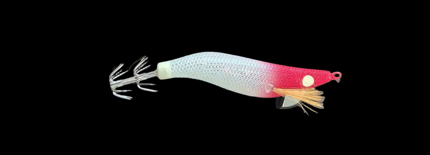 Megapro SJ-Slim 2.2 UV – Slim Egi Squid Jig | Orange, Purple Tiger, Redhead, Red/Yellow