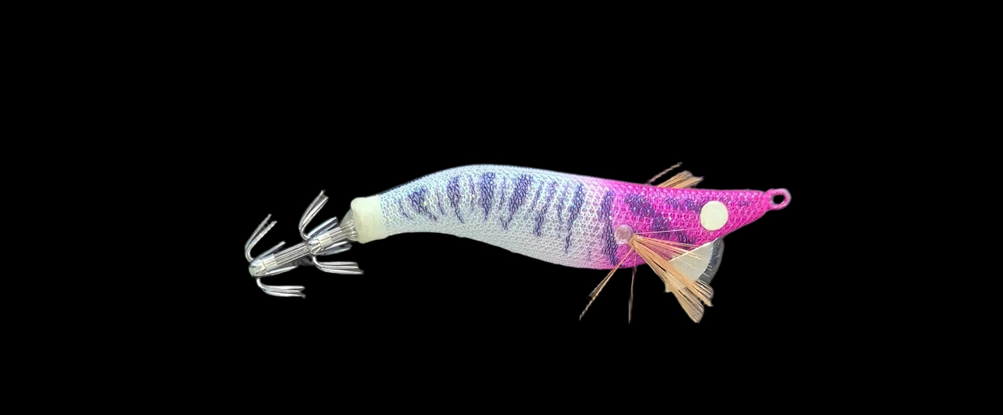 Megapro SJ-Slim 2.2 UV – Slim Egi Squid Jig | Orange, Purple Tiger, Redhead, Red/Yellow