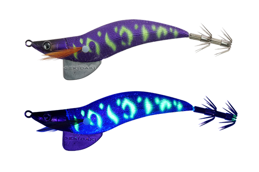 Jackall Gekidaki Dropper NO.2.5 Purple Iregui Yellow