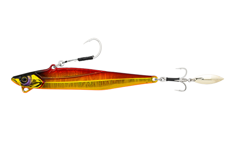 Jackall Big Backer E-blade S 30g - Red & Gold Lure
