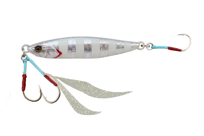 Jackall Flag Trap 40g Glow Stripe Border HL