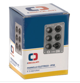 Osculati - 3-switch electric control panel