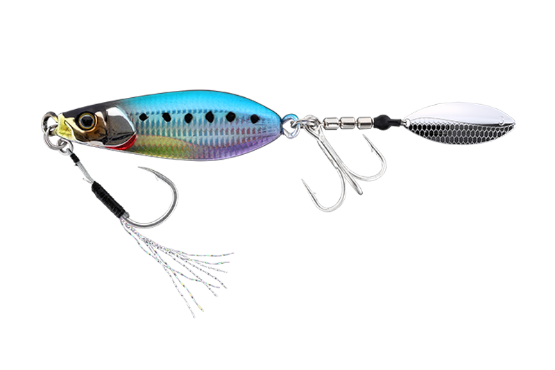Jackall Big Backer E-blade W 60g - UV Iwashi Lure