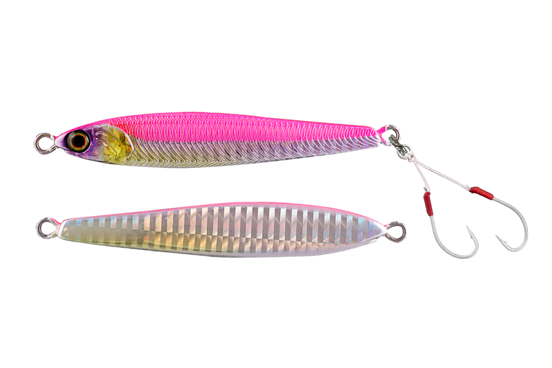Jackall Seabass Anchovy Metal 100g | Pink Silver