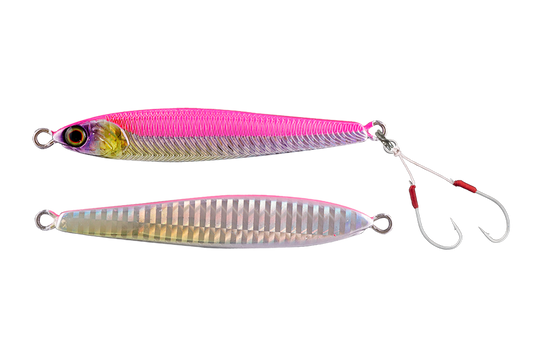 سمك القاروص جاكال مع الأنشوجة المعدنية 100 غرام | فضي وردي