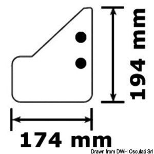 Osculati HYDROBOAT Stabiliser, Up to 15-200 hp