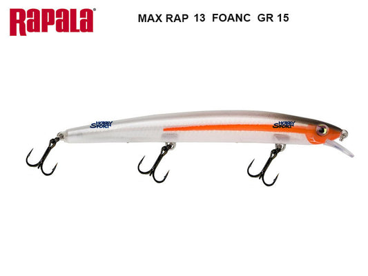 Rapala MaxRap 13 Foiled Orange Anchovy