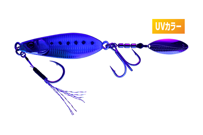 Jackall Big Backer E-blade W 30g - UV Iwashi Lure