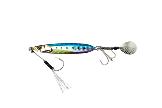 Jackall Big Backer E-blade 30g - UV Iwashi Lure