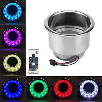 Stainless Steel RGB Cup Holder