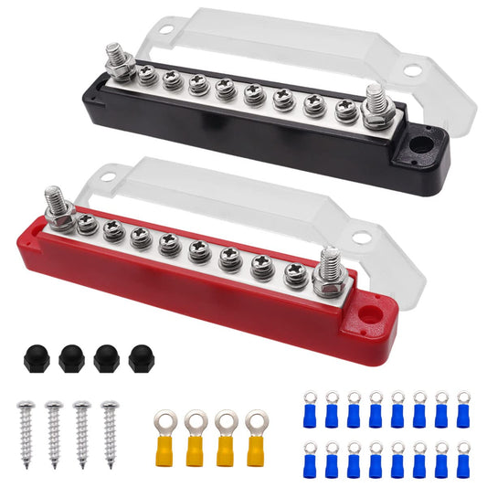 Stainless Steel Battery Terminals Pair