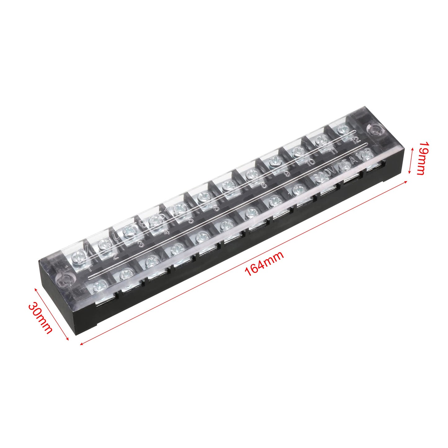 Stainless Steel Marine Terminal Block – 600V 25A