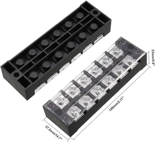 Stainless Steel Marine Terminal Block – 600V 25A