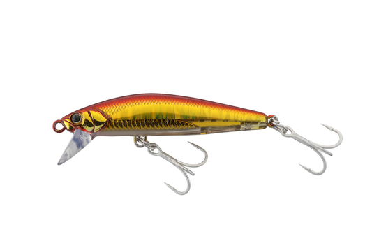 Jackall Big Backer Fit Minnow 70 Red & Gold Lure