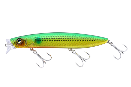 Jackall Hagre 120F Green & Gold Lure