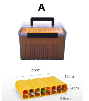 24-Slot Fishing Lure Box