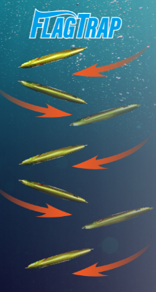 Jackall Flag Trap 40g - Iwashi Magma Wave HL