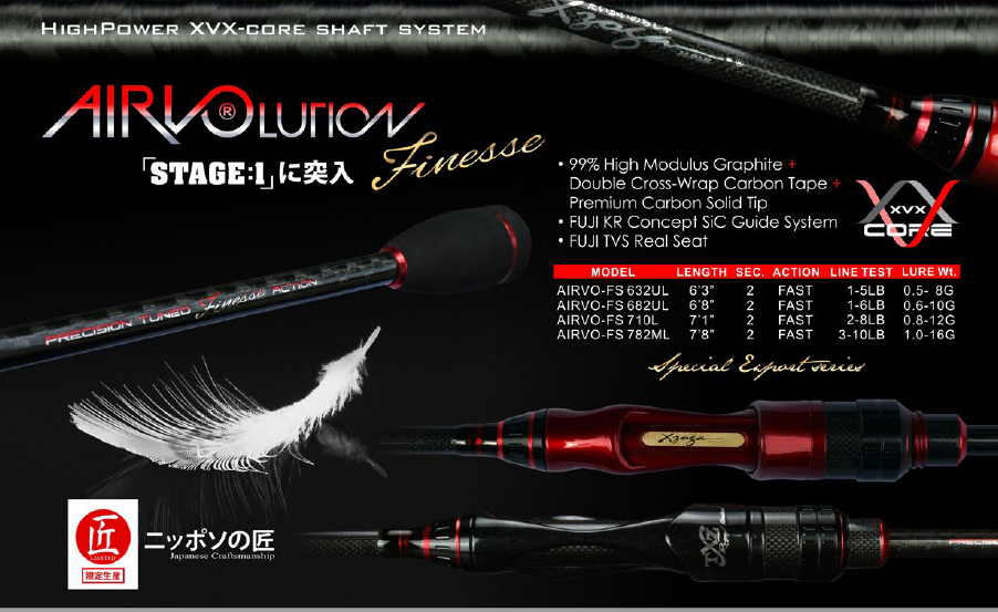 Xzoga Rod Aivo finesse (fuju_a) Airvo-fs 632 Ul