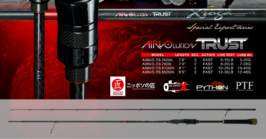 Xzoga Airvo Trust (fuji-a) Airvo-ts 852 Mh Jigging Rod