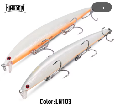 Kingdom Minnow 5333 Floating & Sinking Fishing Lure