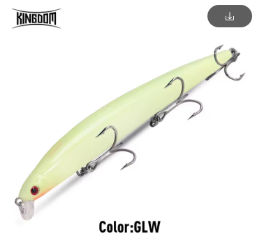 Kingdom Minnow 5333 Floating & Sinking Fishing Lure