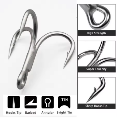 Treble Hooks Carbon X6