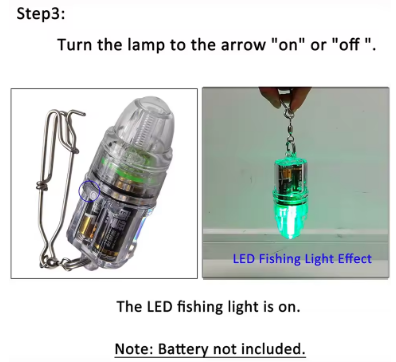 Underwater Fishing Light with Battery
