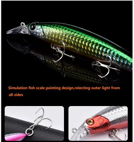Lutac 110mm 21g Floating Minnow Lure